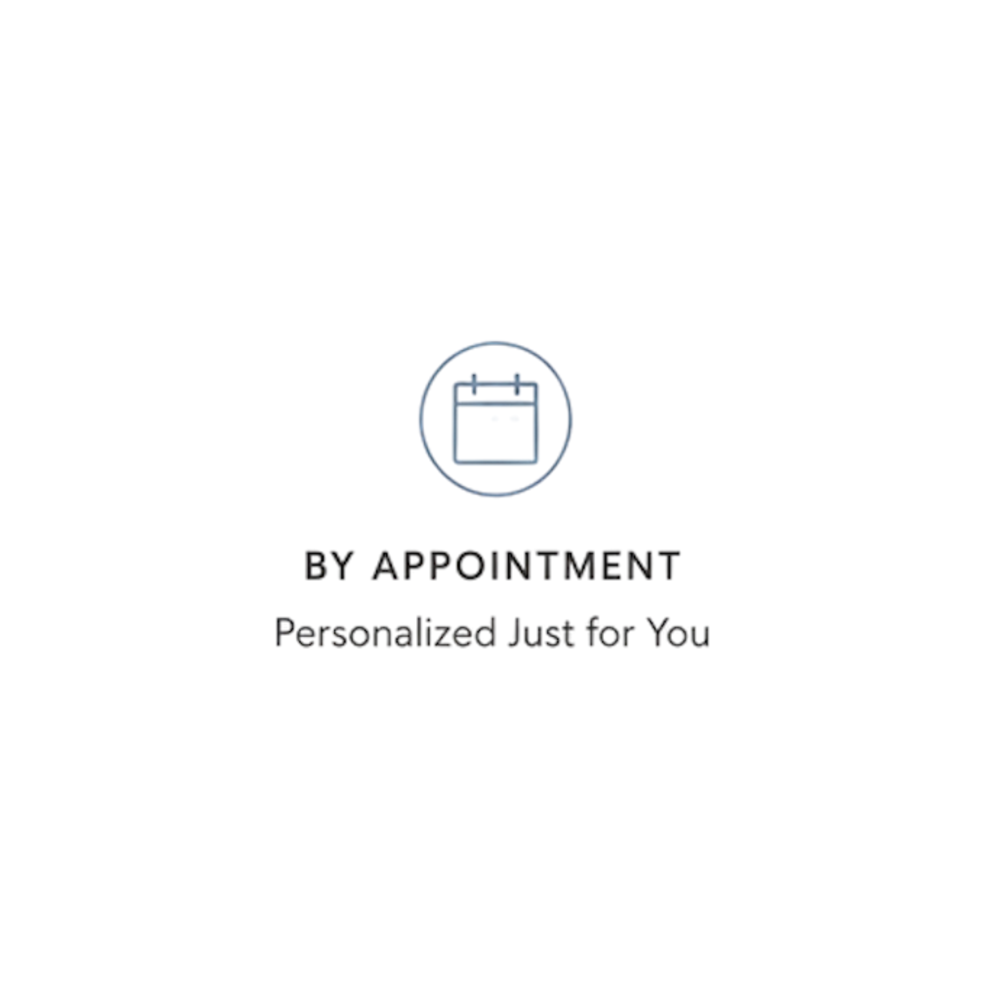 by appointment
